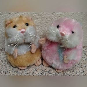 Ganz Webkinz "Sweetie & Honey" couple Amazing Hamster 1st Edition LOVE set